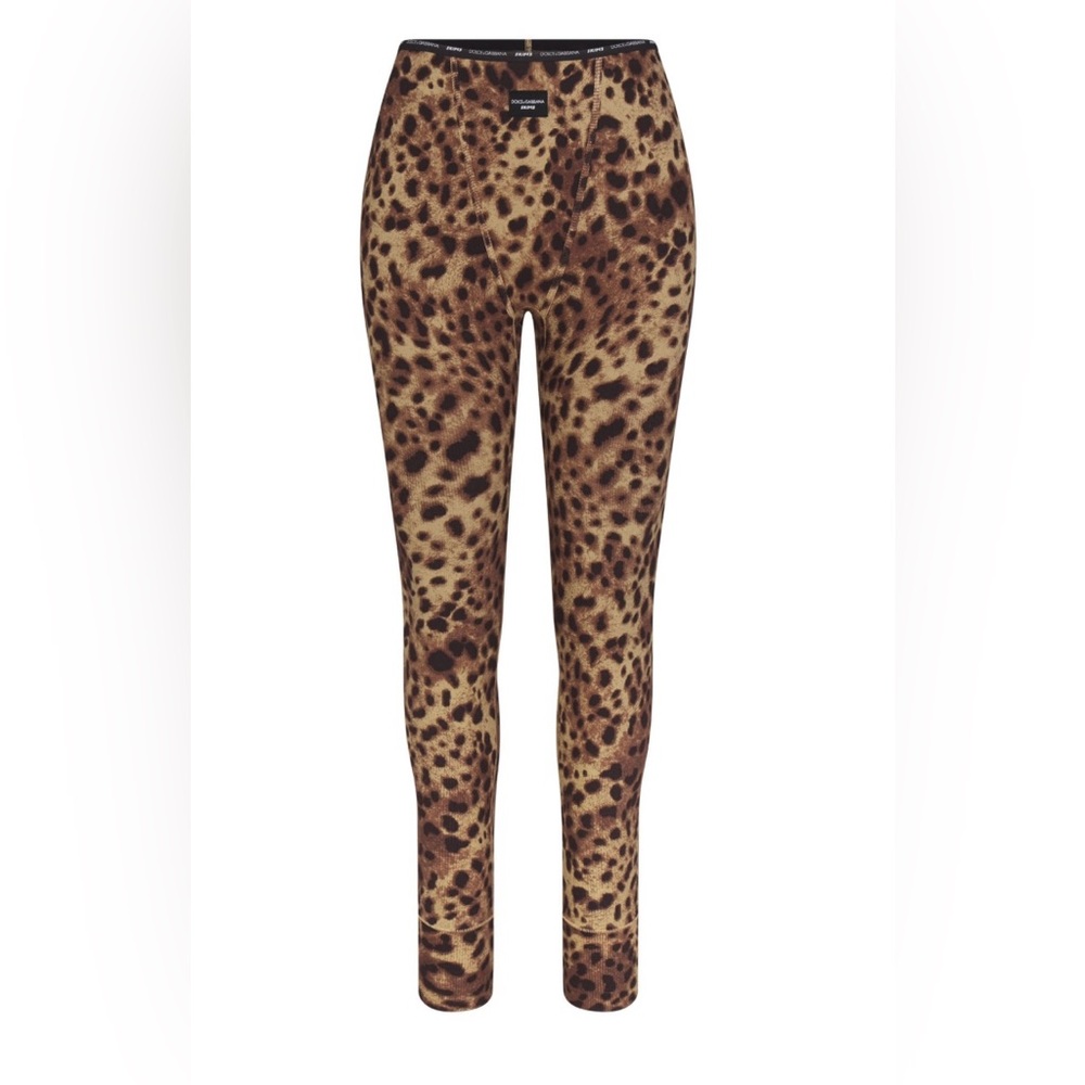 DOLCE & GABBANA x SKIMS
COTTON RIB LEGGINGS